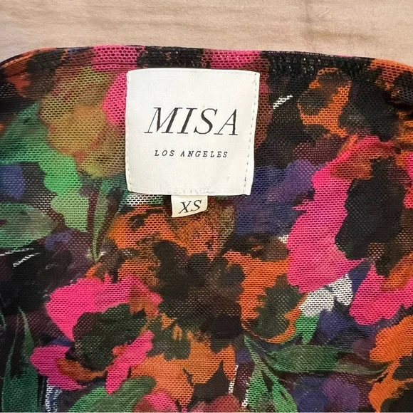 Misa Hayworth Multicolor Floral Bodysuit - Picture 3 of 5